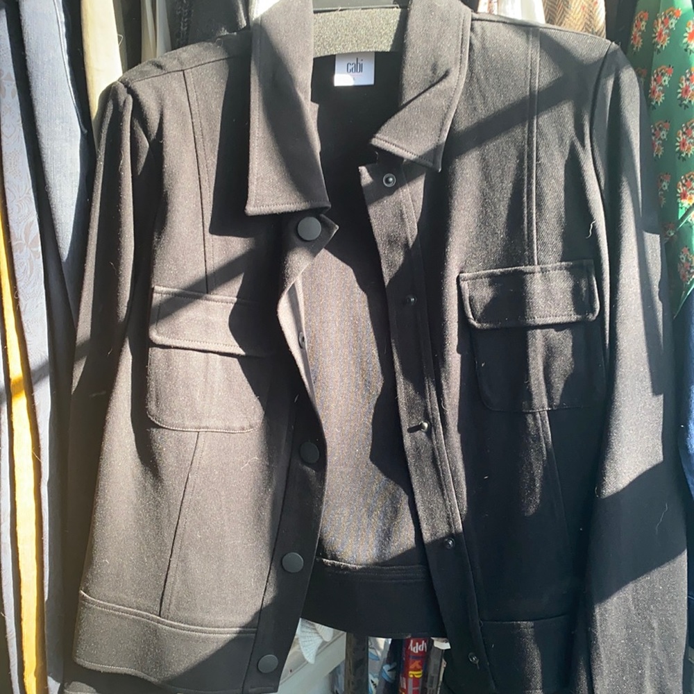 Black collared jacket (Ava Jacket)